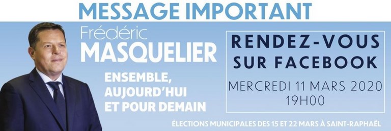 Réunion Publique Frédéric MASQUELIER