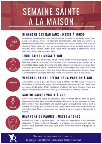 Semaine Sainte à la maison