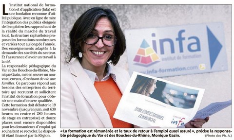 Assistant de vie Saint-Rapahael "INFA"