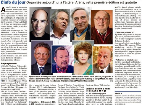 Fête du livre Esterel Aréna
