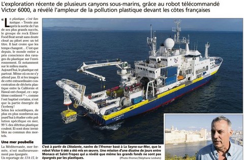 Plastique en Méditerrannée