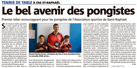 Tennis de Table Saint-Raphaël