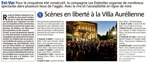 Festivals Les Estérelles