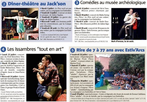 Festivals Les Estérelles