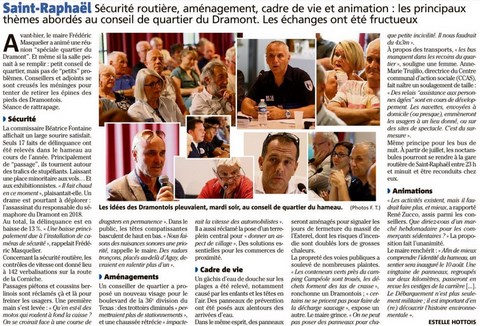 Conseil de Quartier au Dramont