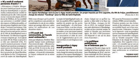 Un élu de Fréjus à Saint-Raphaël
