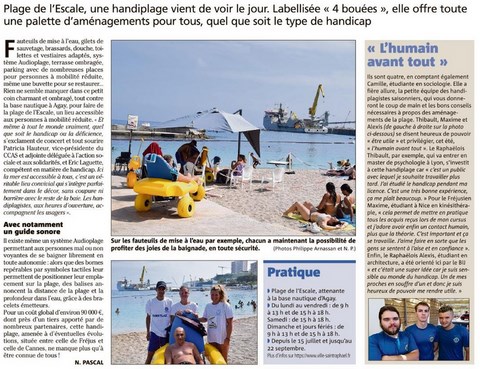 Handiplage à AGAY