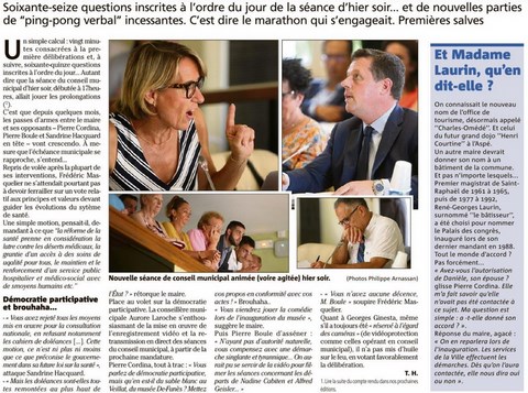 Conseil Municipal Saint-Raphaël