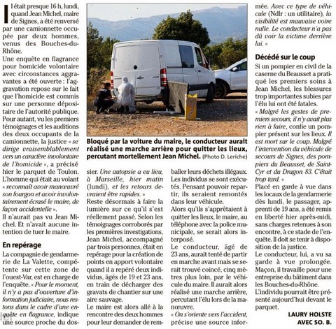  Décès Maire de Signes