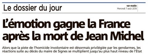 Décès Maire de Signes
