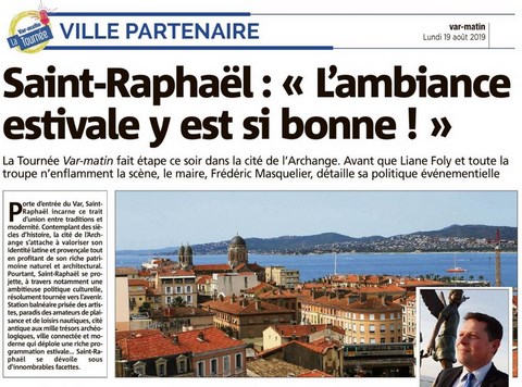 Ambiance estivale Saint-Raphaël