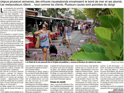 Tout à l'égout Saint-Raphaël
