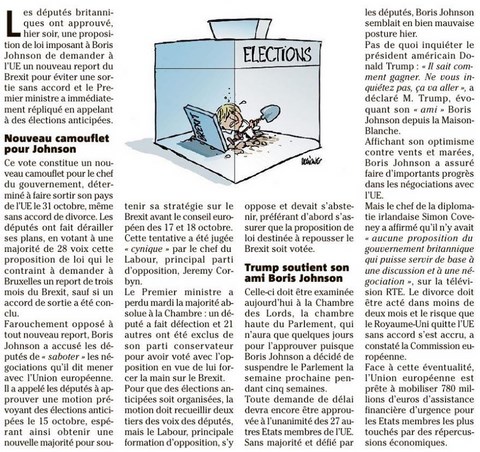 Report du Brexit