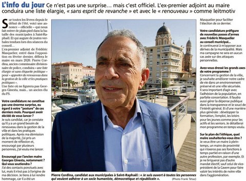 Pierre CORDINA Saint-Raphaël