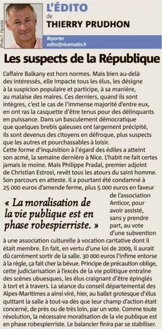 Edito Thierry PRUDHON