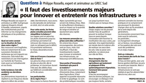 Sécheresse en région