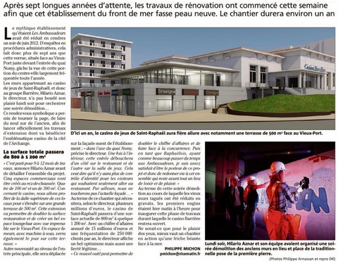 Extention du casino