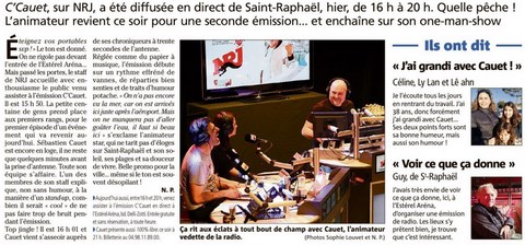 Cauet live Esterel Arena