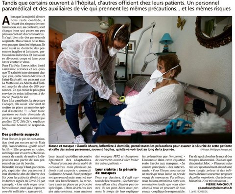 Coronavirus Soignants à domicile