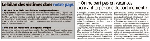 COVID-19 Le bilan s'alourdit
