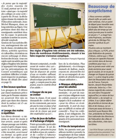 COVID-19 Réouverture des écoles