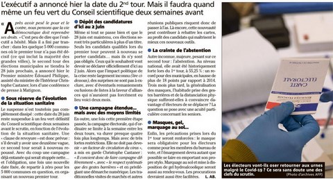 Municipales le 28 juin