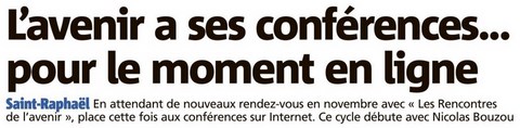 Conférences de l'avenir Saint-Raphaël