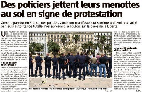 Policiers varois