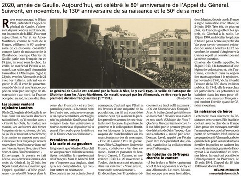 Général DE GAULLE Appel du 18 juin 1940