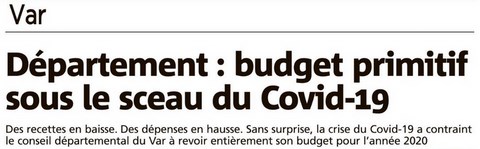 Budget primitif 2020