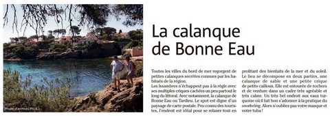 La Calanque de Bonne Eau