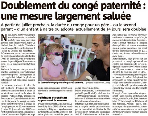 Congés paternité