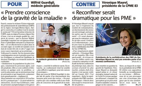 Confinement dans le Var