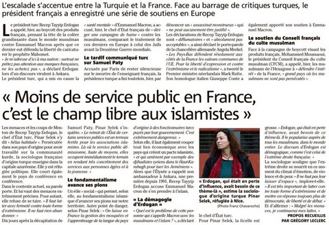 Turquie face à la France !