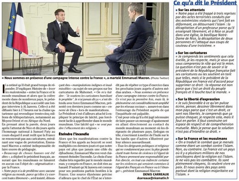 MACRON & Al Jazeera