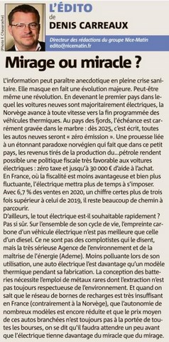 ​Mirage ou miracle ?