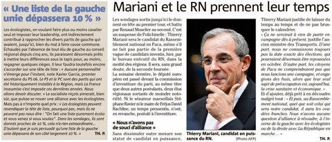 Régionales en Paca