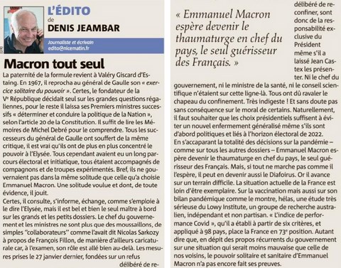 Macron tout seul
