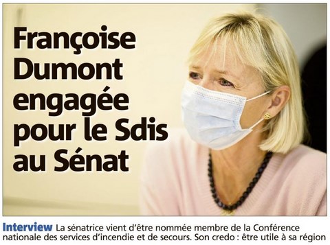 Françoise DUMONT & le Sdis