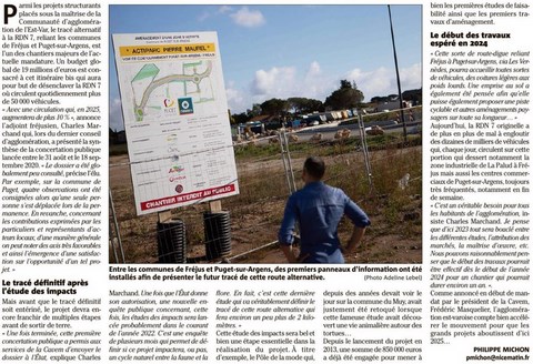 Tracé alternatif Fréjus/Puget-sur-Argens