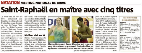 Natation raphaëloise