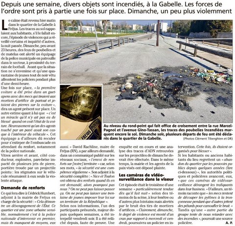 Violences à Fréjus