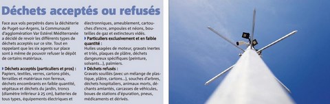 Déchèterie de Puget sur Argence