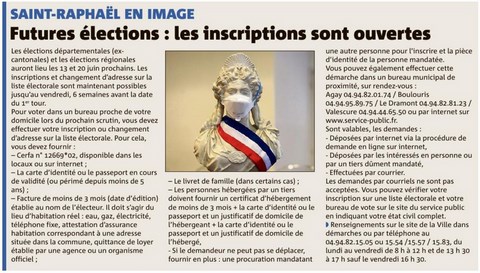 Prochaines élections