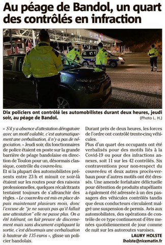 Contrôle au péage