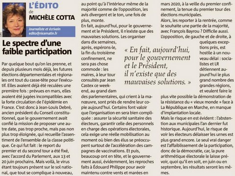 Le spectre d'une faible participation