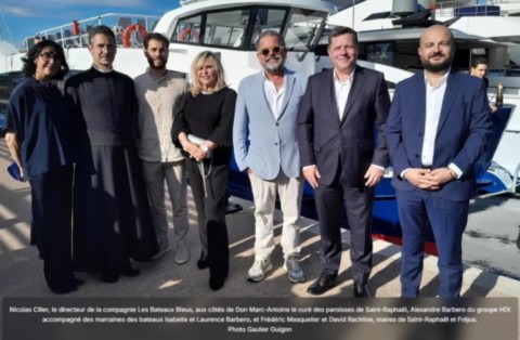 Inauguration des Bateaux Bleus
