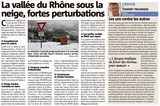 Neige vallée du RRhône / Thierry PRUDHON